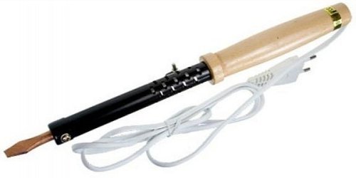 Паяльник электрический 100Вт ЭПСН 220В деревянная ручка ПД 12-0291  картинка